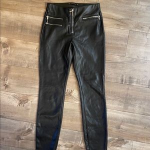 Zara Faux leather pants sold